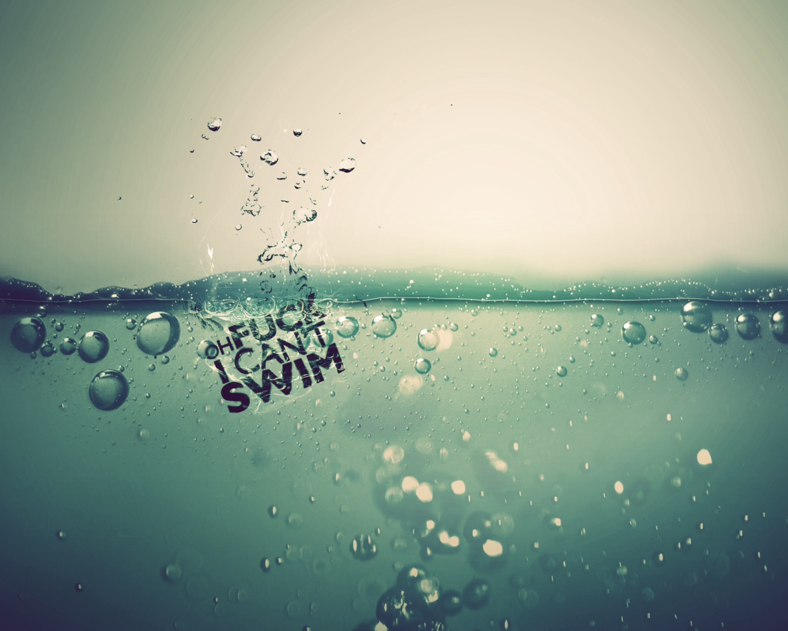 Sfondi I Can't Swim 1600x1280