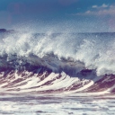 Fondo de pantalla Strong Ocean Waves 128x128