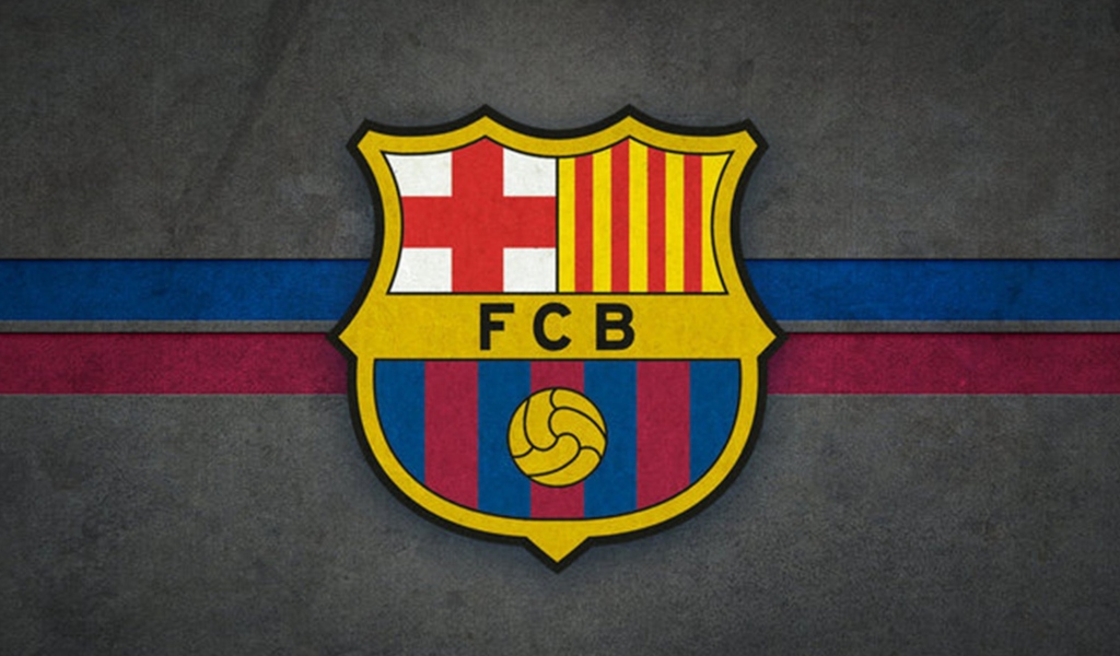 Обои FC Barcelona 1024x600