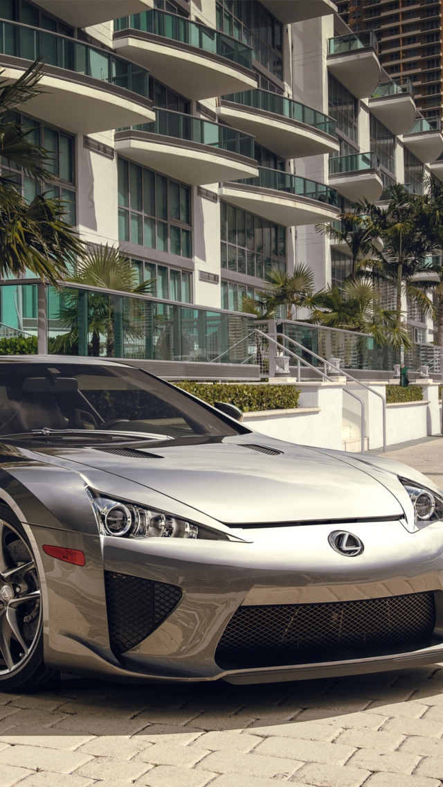 Lexus LFA wallpaper 640x1136