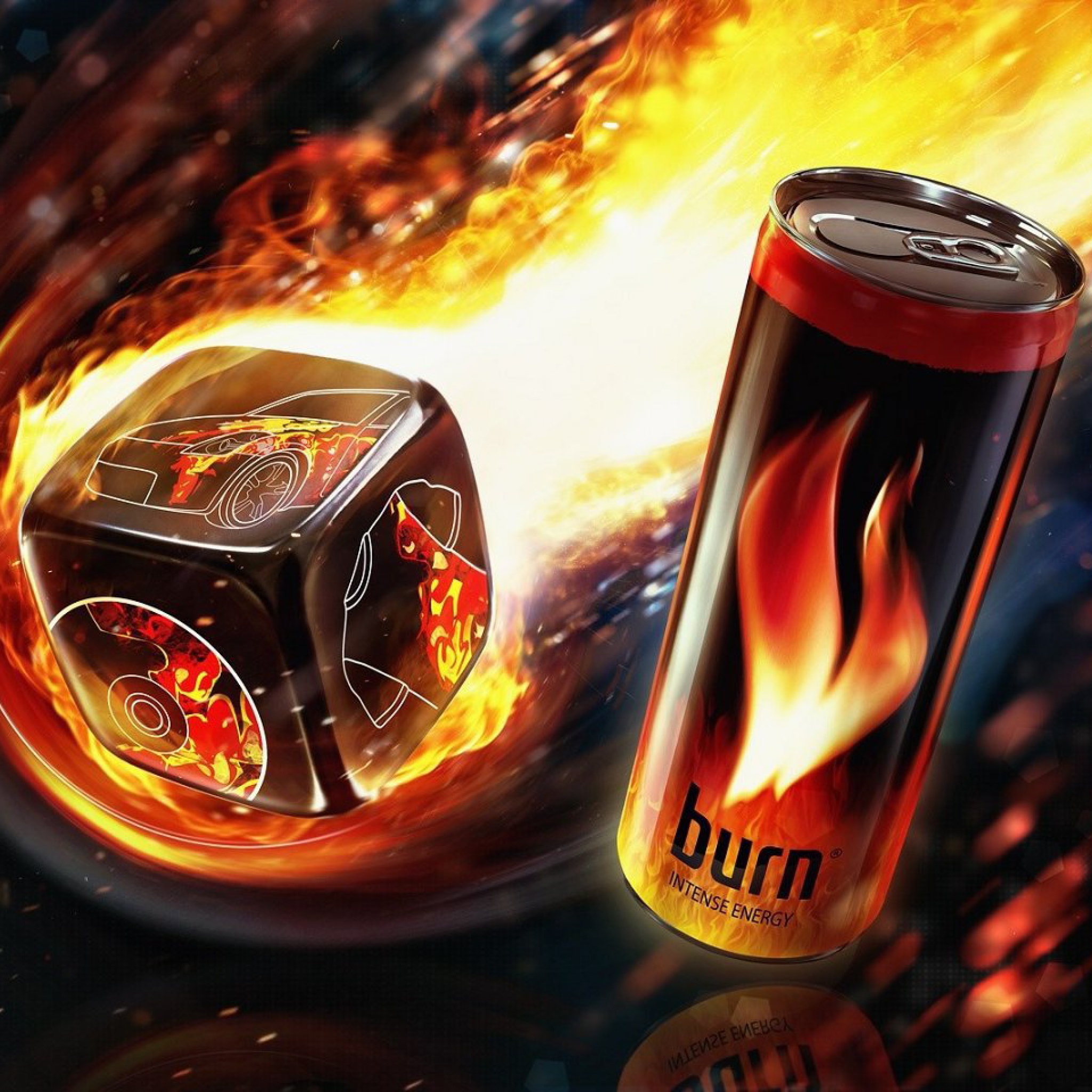 Screenshot №1 pro téma Burn energy drink 2048x2048