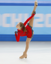 Screenshot №1 pro téma Yulia Lipnitskaya Ice Skater Sochi 2014 176x220