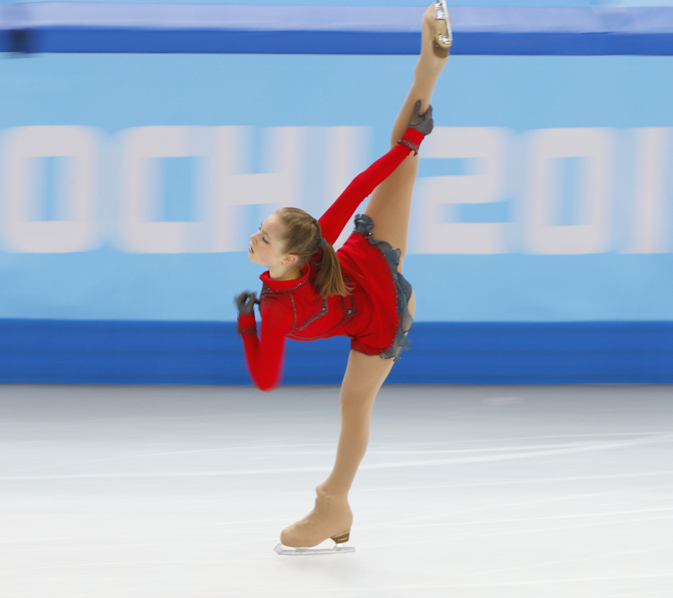 Fondo de pantalla Yulia Lipnitskaya Ice Skater Sochi 2014 960x854