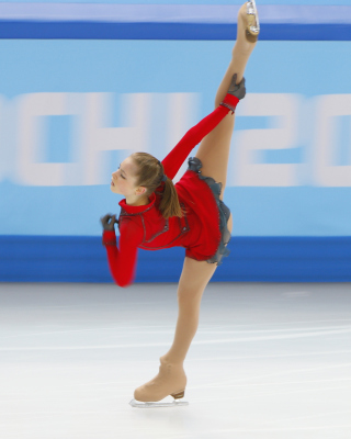 Yulia Lipnitskaya Ice Skater Sochi 2014 - Obrázkek zdarma pro Nokia T7-00