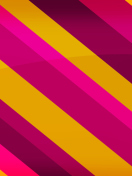 Screenshot №1 pro téma Pink Yellow Stripes 132x176