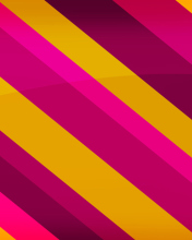 Обои Pink Yellow Stripes 176x220