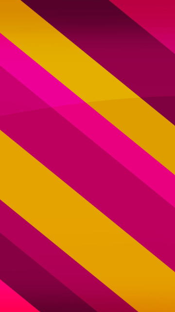 Обои Pink Yellow Stripes 360x640