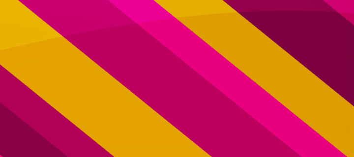 Fondo de pantalla Pink Yellow Stripes 720x320