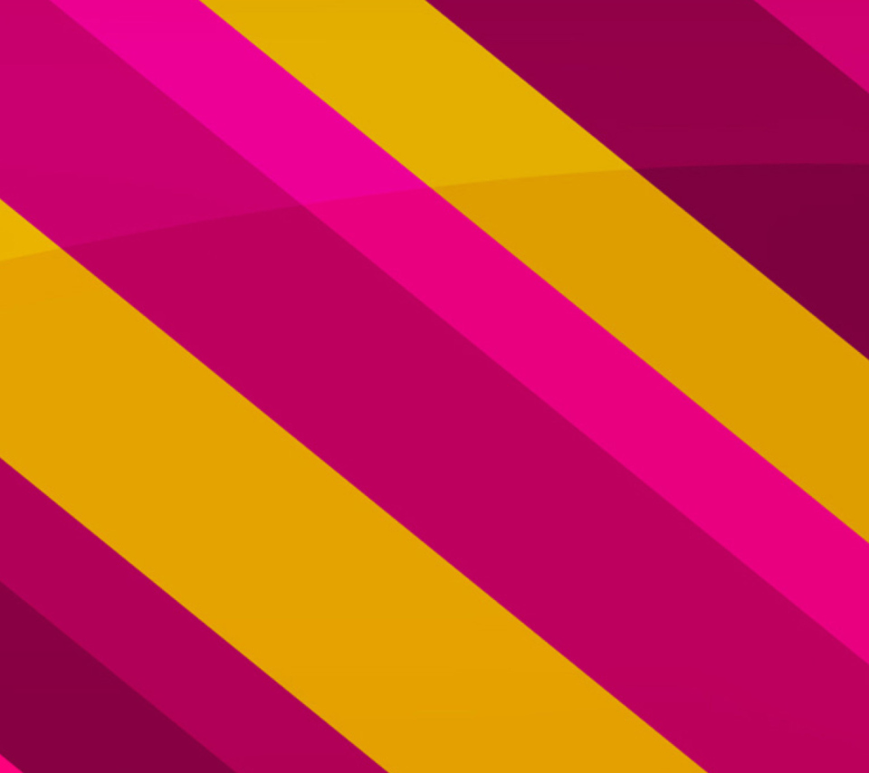 Das Pink Yellow Stripes Wallpaper 960x854
