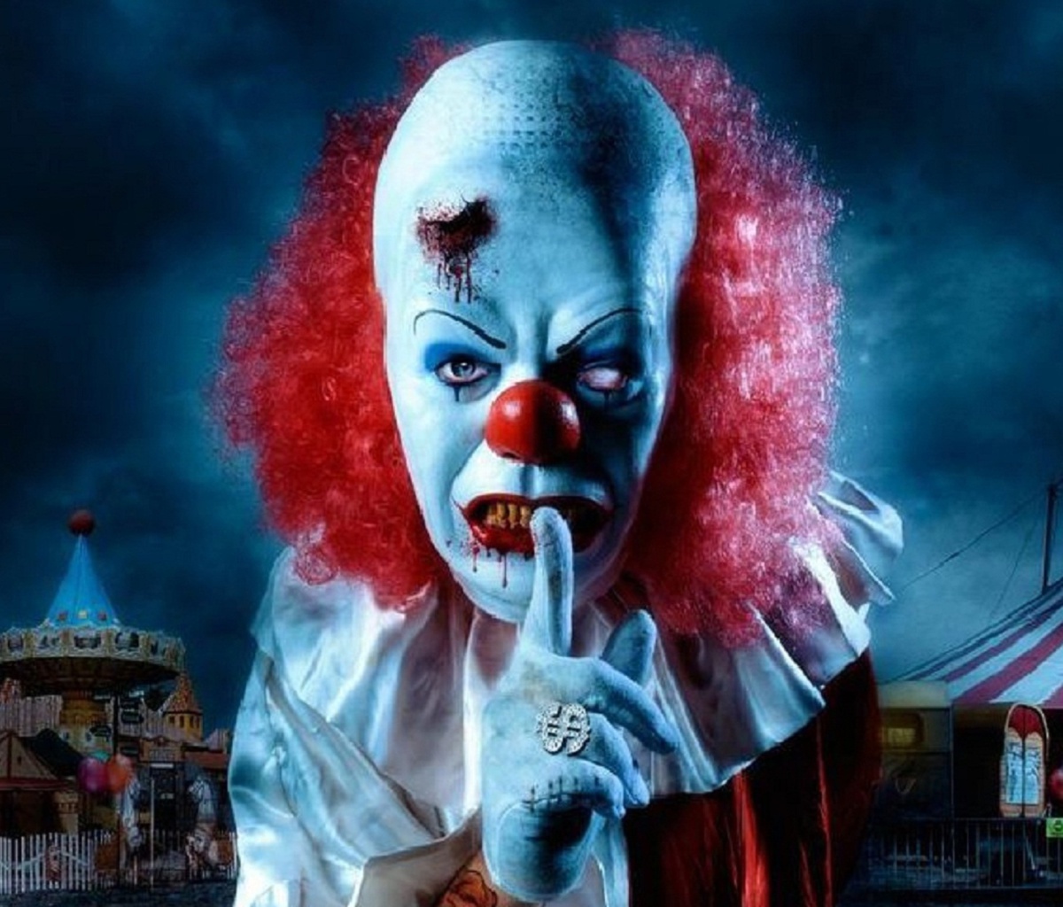 Fondo de pantalla Wicked Clown 1200x1024