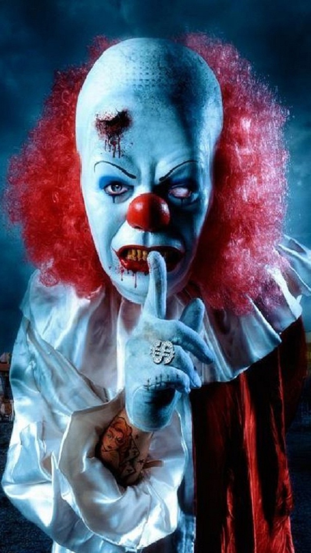 Обои Wicked Clown 640x1136