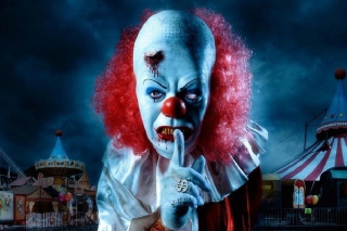 Wicked Clown Background for Android, iPhone and iPad