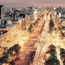 Sfondi Buenos Aires At Night 208x208