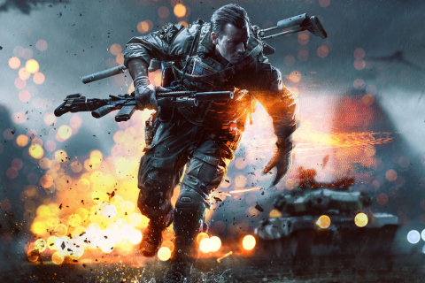 Battlefield 4 China Rising wallpaper 480x320