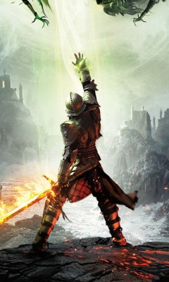 Das Dragon Age Inquisition 2014 Game Wallpaper 240x400