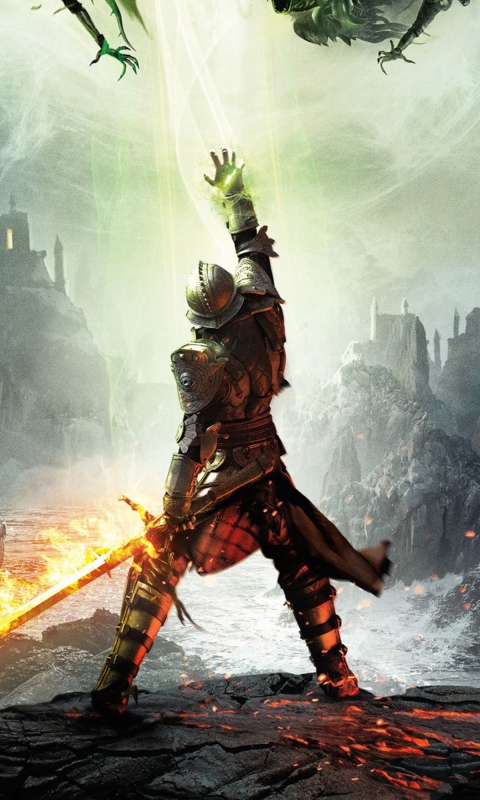 Das Dragon Age Inquisition 2014 Game Wallpaper 480x800