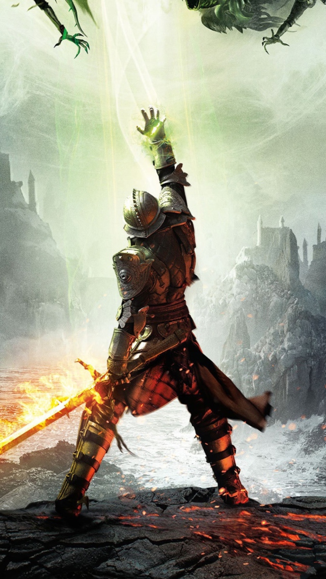 Das Dragon Age Inquisition 2014 Game Wallpaper 640x1136