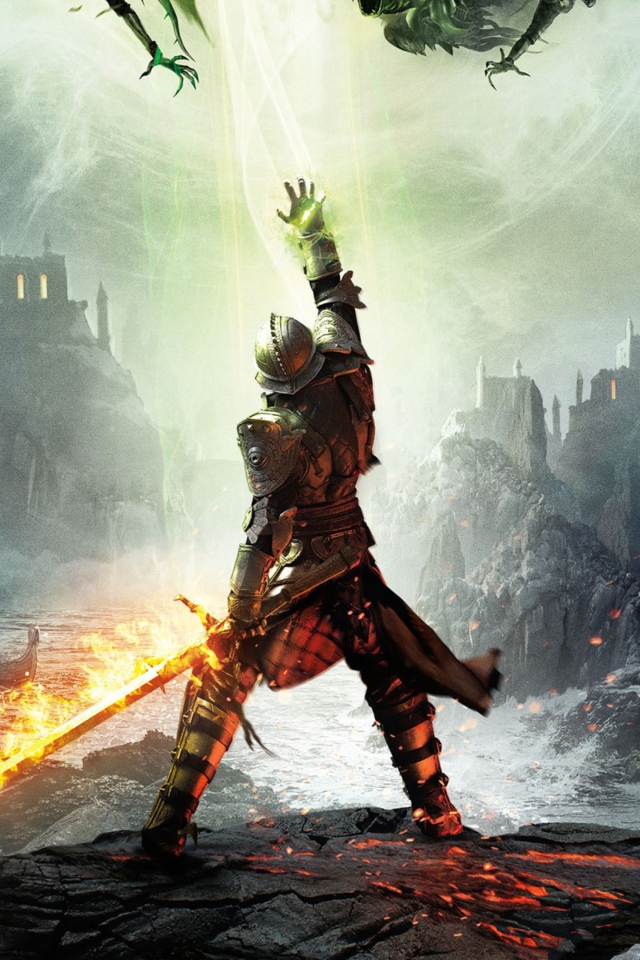 Das Dragon Age Inquisition 2014 Game Wallpaper 640x960