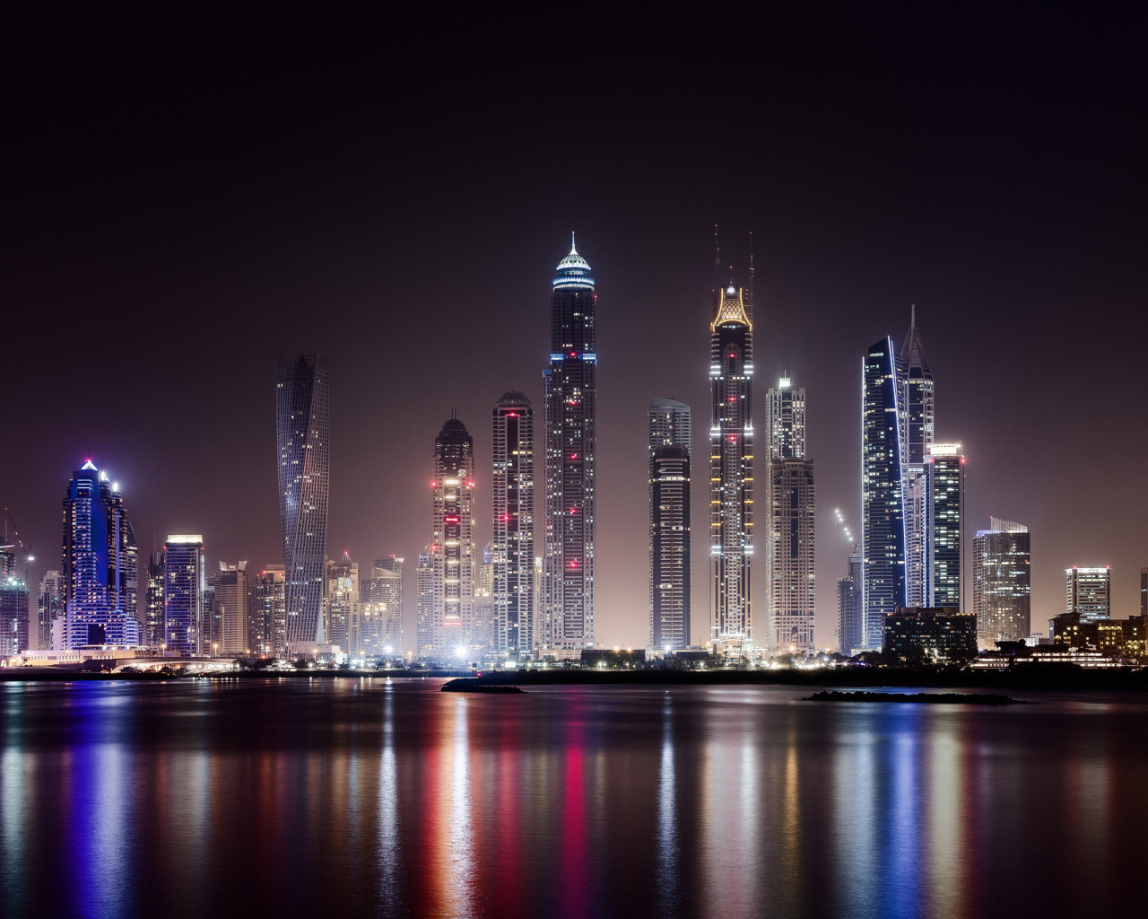 Screenshot №1 pro téma UAE Dubai Photo with Tourist Attractions 1280x1024