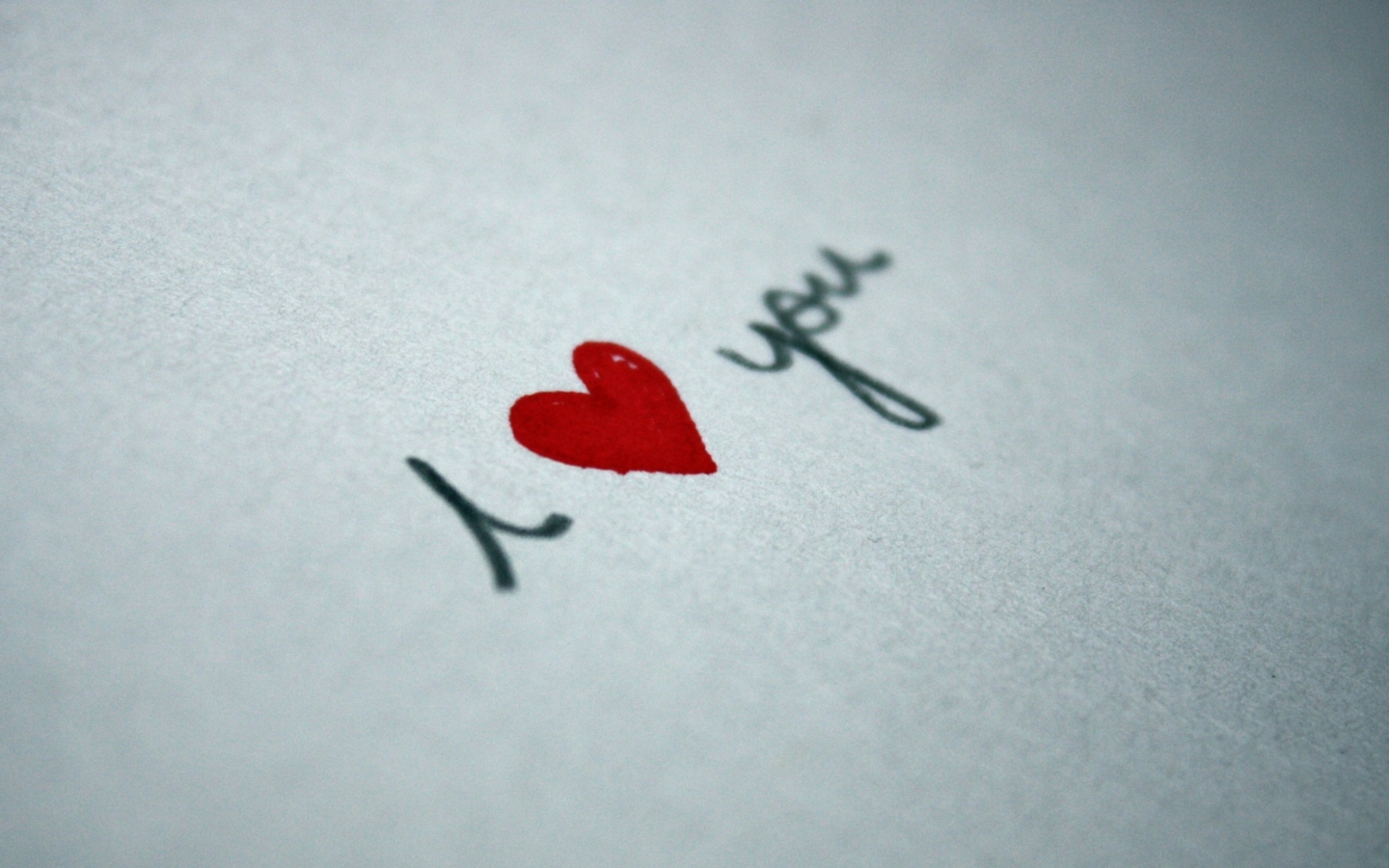 I Love You Written On Paper wallpaper 1440x900