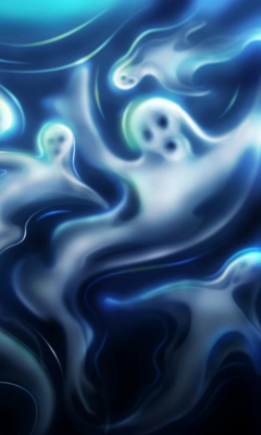 Das Halloween Ghosts Wallpaper 240x400