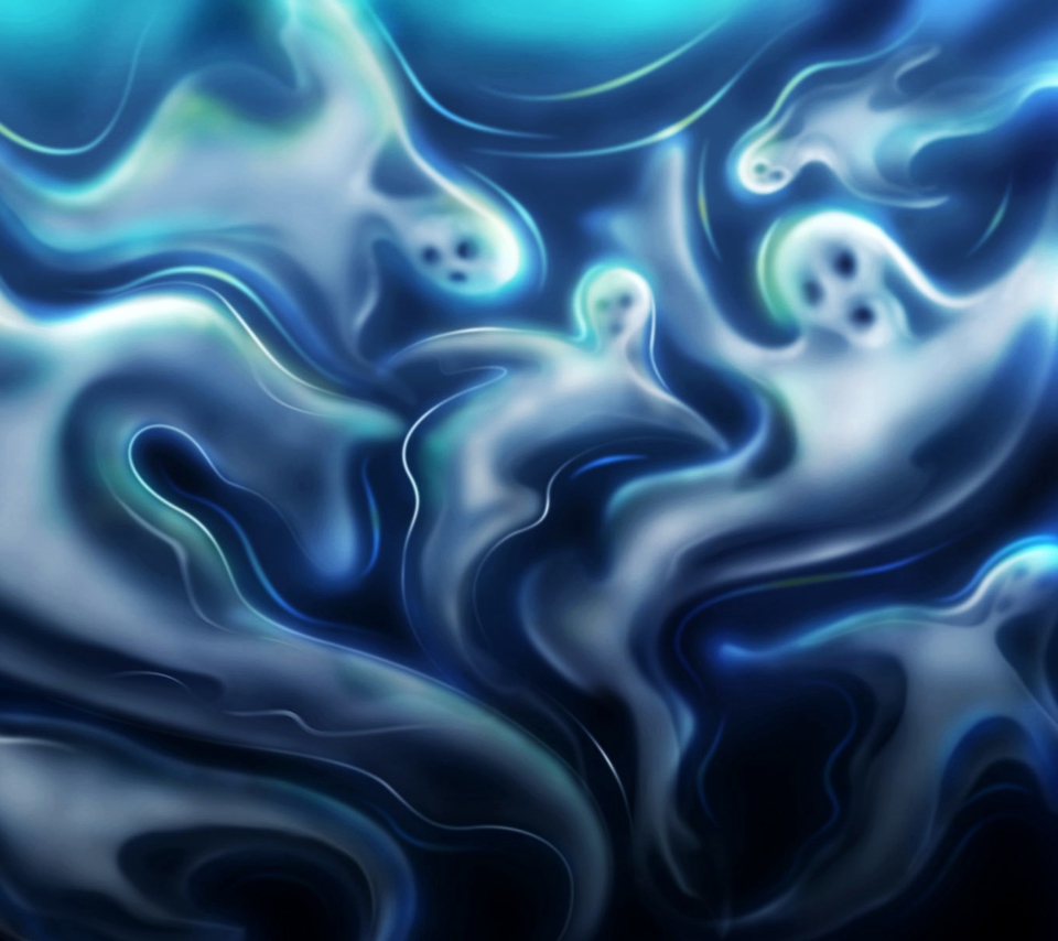 Halloween Ghosts wallpaper 960x854