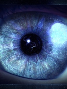 Sfondi Blue Eye Close Up 132x176