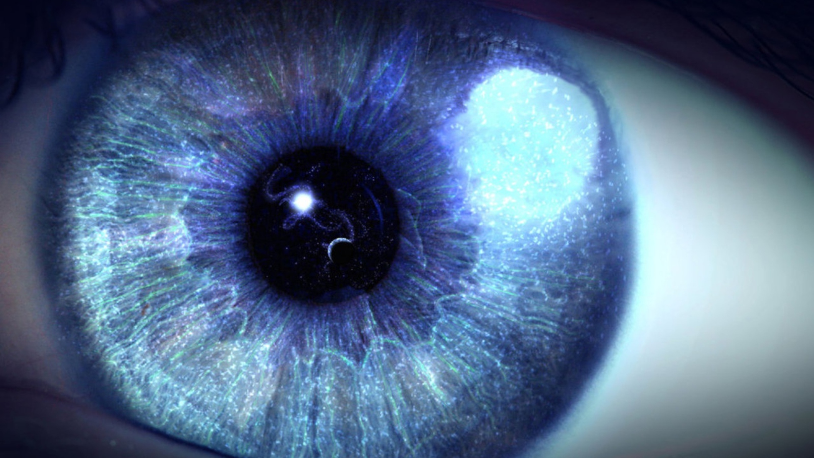Sfondi Blue Eye Close Up 1600x900