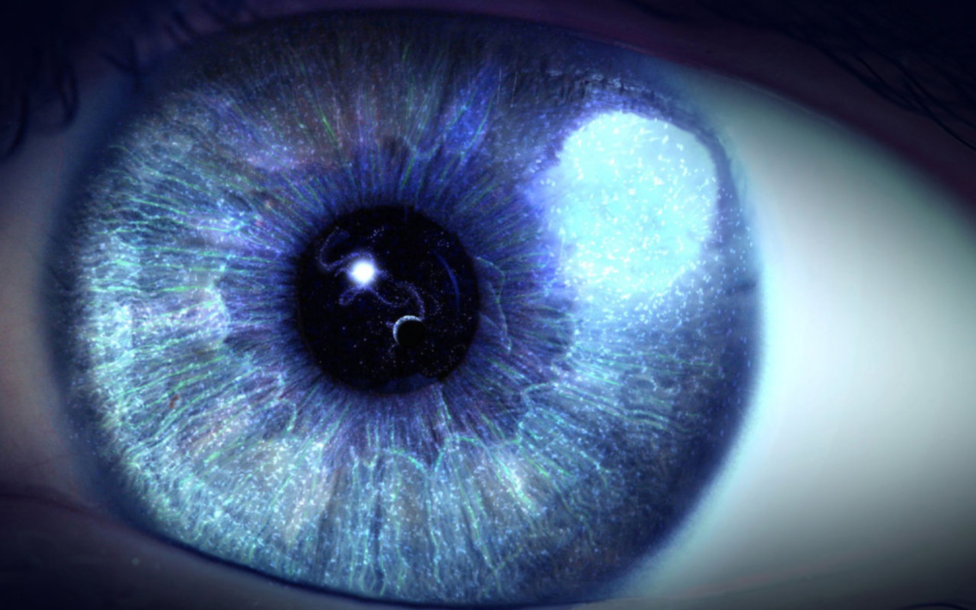 Blue Eye Close Up screenshot #1 1920x1200