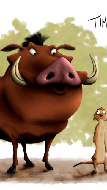 Обои Hakuna Matata Timon and Pumba 360x640