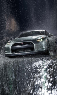 Das Nissan GTR Wallpaper 240x400