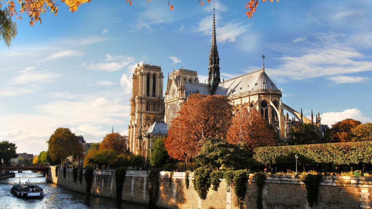 Notre Dame de Paris wallpaper 1280x720