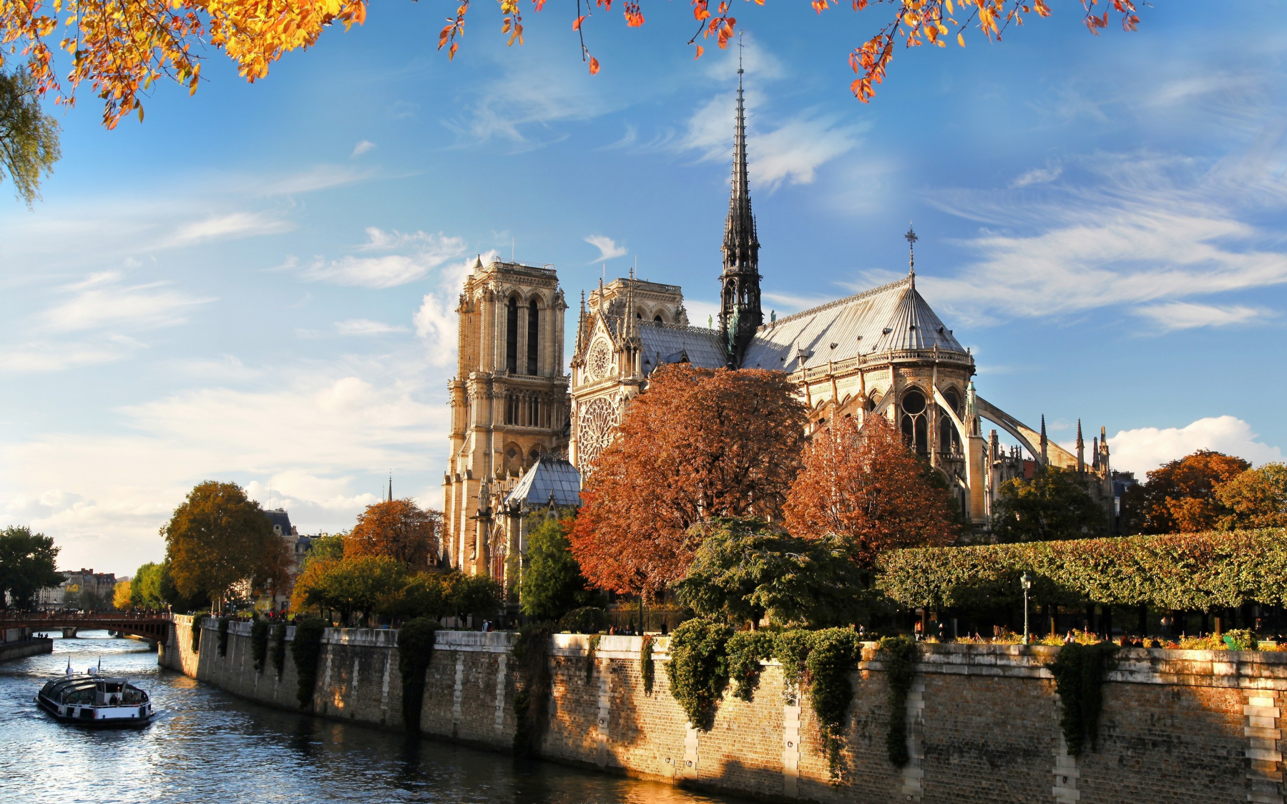 Notre Dame de Paris wallpaper 2560x1600