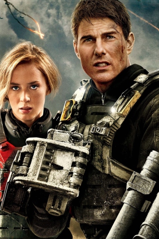 Das 2014 Edge of Tomorrow Wallpaper 320x480