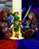 Screenshot №1 pro téma The Legend of Zelda: Ocarina of Time 128x160