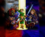 Screenshot №1 pro téma The Legend of Zelda: Ocarina of Time 176x144