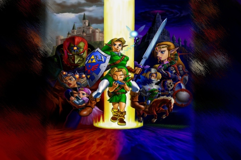 Screenshot №1 pro téma The Legend of Zelda: Ocarina of Time 480x320