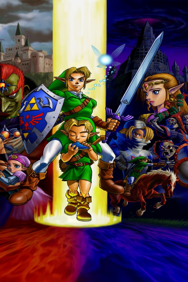 Fondo de pantalla The Legend of Zelda: Ocarina of Time 640x960