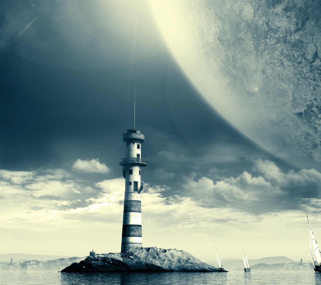 Das Lighthouse Wallpaper 1080x960