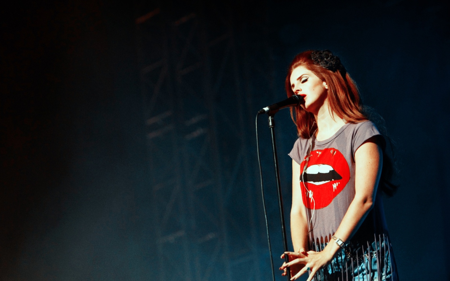 Fondo de pantalla Lana Del Rey Concert 1440x900