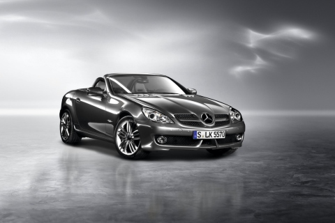 Fondo de pantalla Mercedes-Benz SLK Grand Edition 480x320
