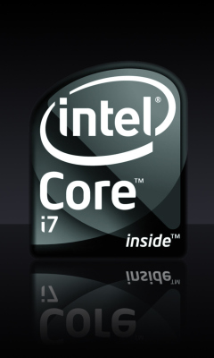 Обои Intel Core I7 240x400