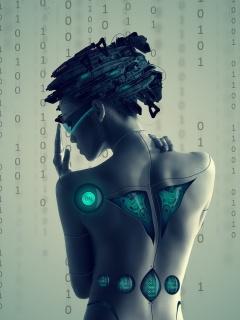 Cyborg Girl screenshot #1 240x320