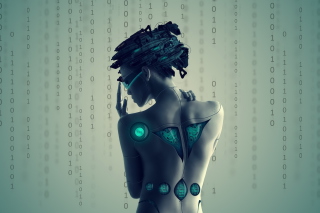 Cyborg Girl Wallpaper for Android, iPhone and iPad