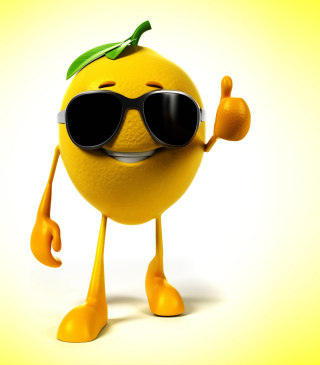 Funny Lemon - Obrázkek zdarma pro 768x1280
