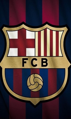 Das FC Barcelona Logo Wallpaper 240x400