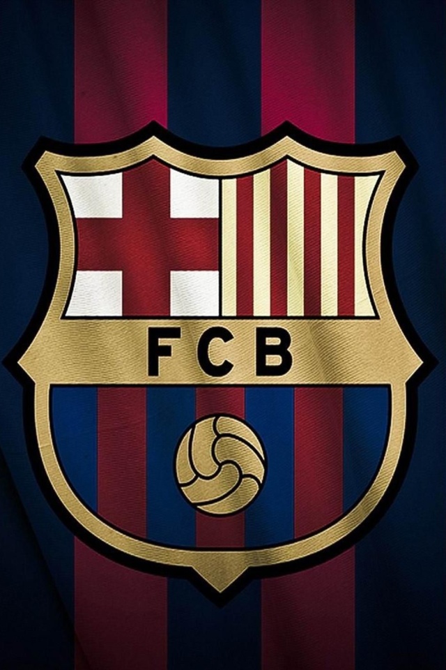 Fondo de pantalla FC Barcelona Logo 640x960