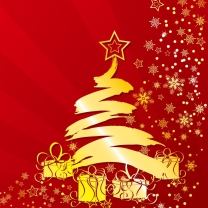 Fondo de pantalla Merry Christmas 208x208