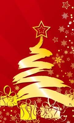 Fondo de pantalla Merry Christmas 240x400