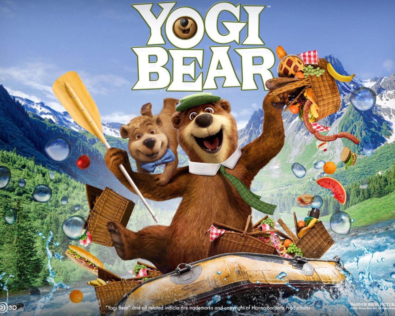 Yogi Bear wallpaper 1280x1024